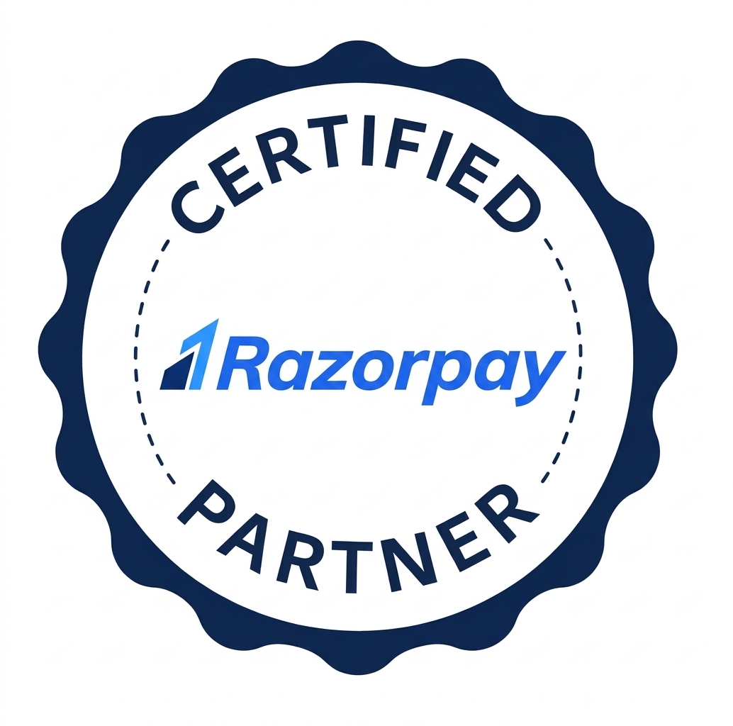 Razorpay certified partner badge